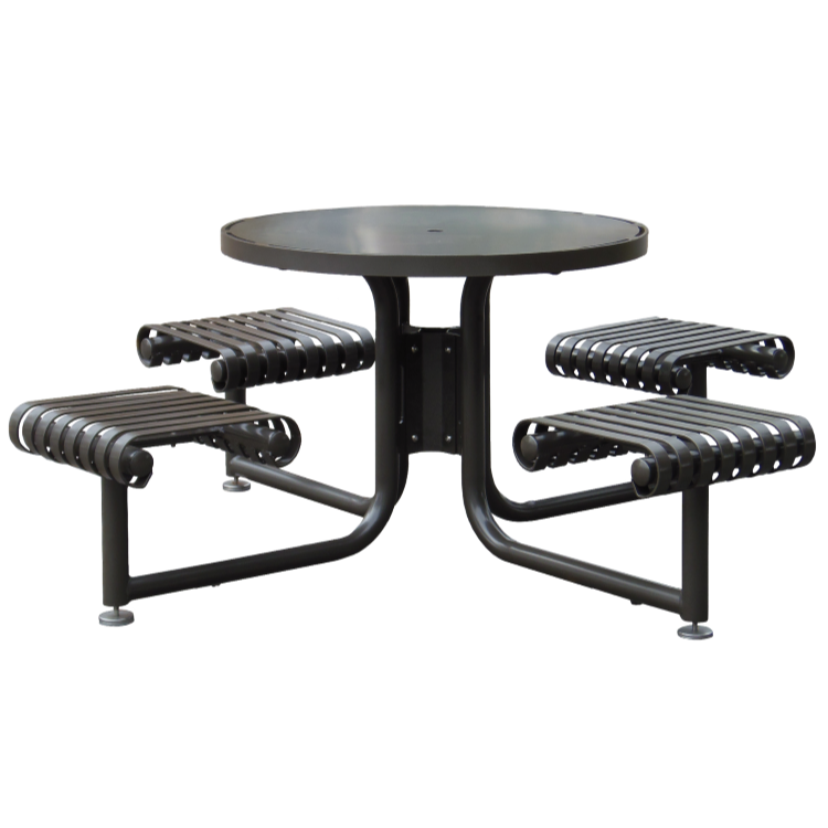 1074 Multi-Seat Steel Picnic Table