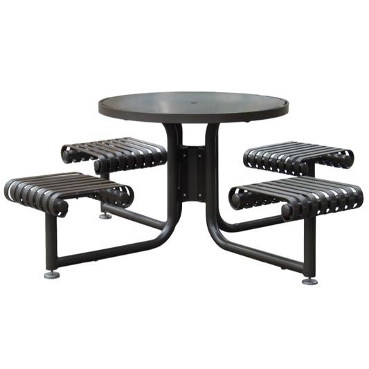 1074 Multi-Seat Steel Picnic Table