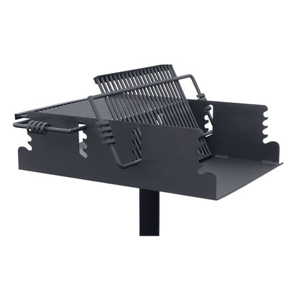 1158 Double Park Grill w/Galvanized Pipe