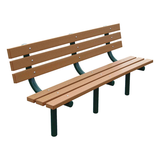 121|168 Park Bench w/ Pipe Frame