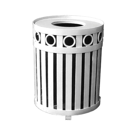 345 Decorative Steel Trash Receptacle