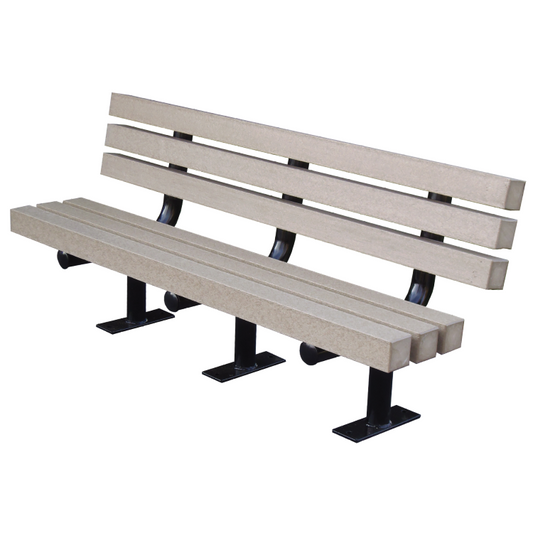466 Park Bench W/ Recycled Plastic Slats