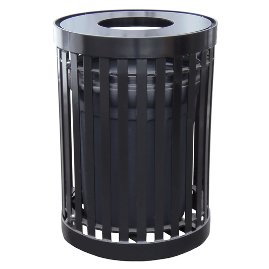 681 Steel Bar Trash Receptacle