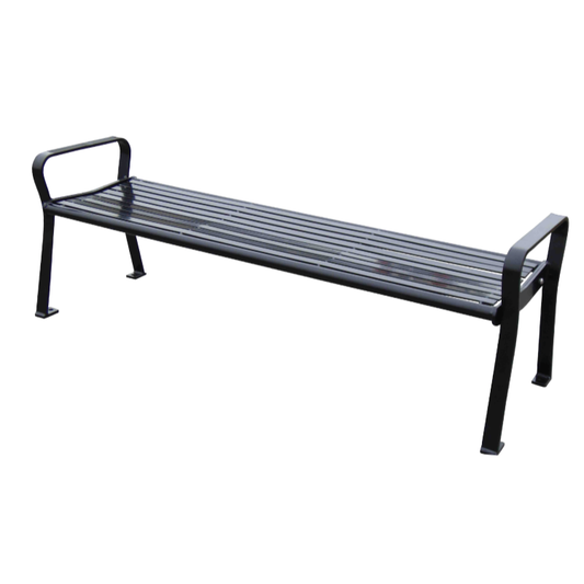 711 Steel Park Bench