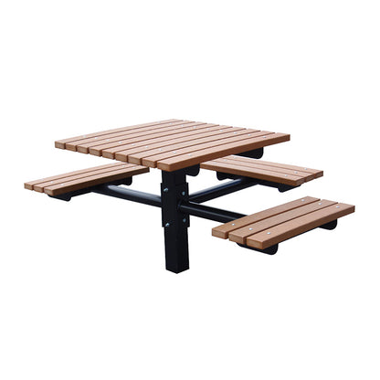 919 4' Square Top Picnic Table