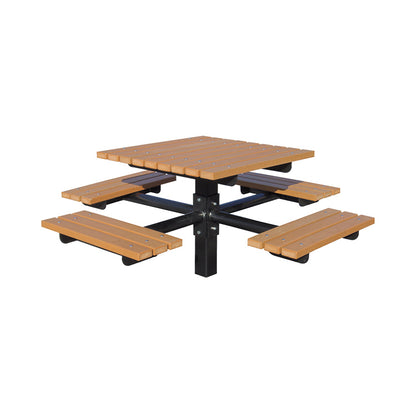 919 4' Square Top Picnic Table